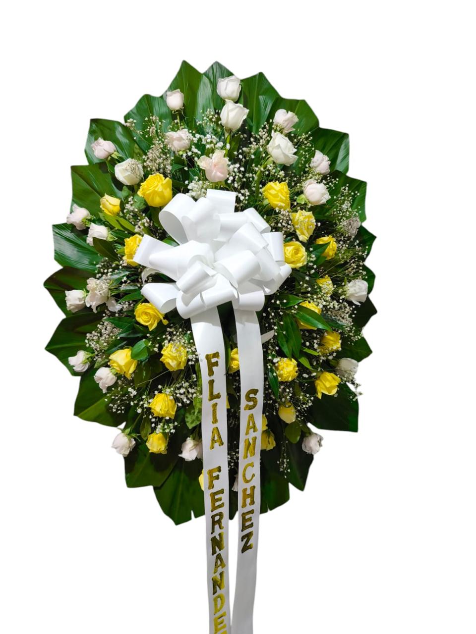 Corona Funebre Flores Cali