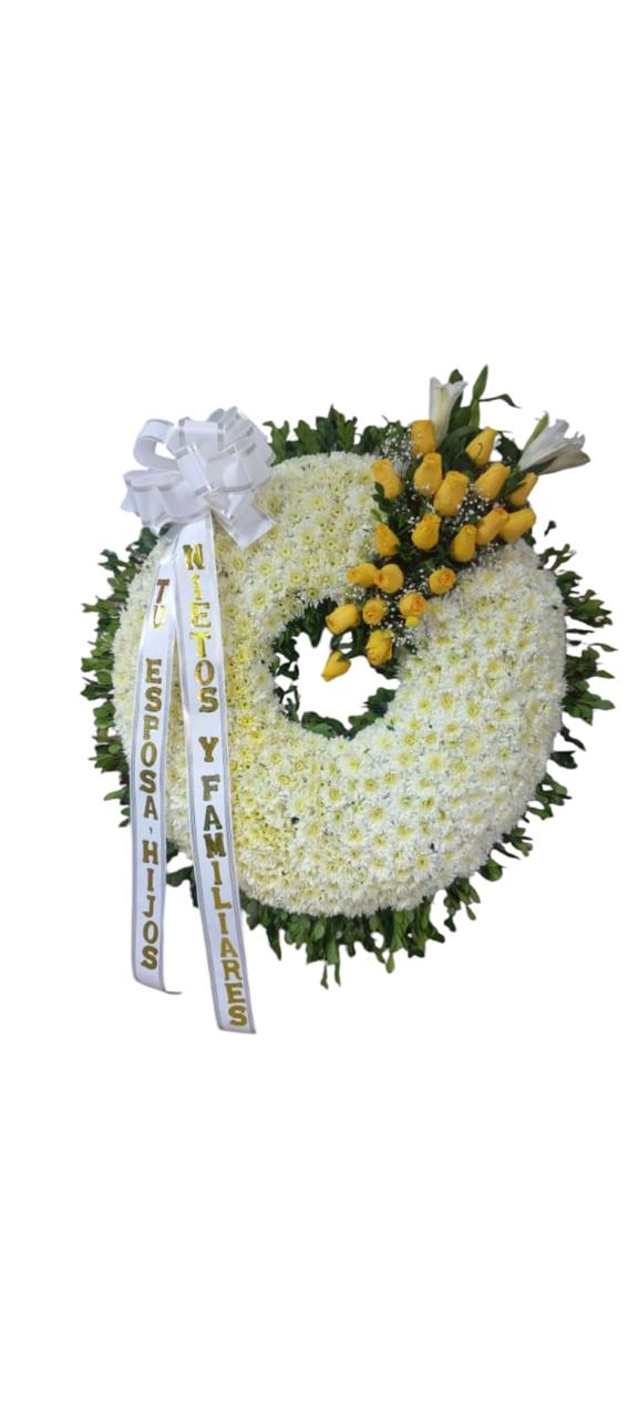 Corona Fúnebre Tapizada Cali
